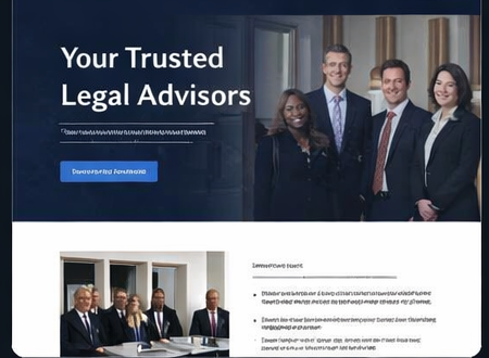 Westbridge Legal Group concept homepage by Cre8UrSite